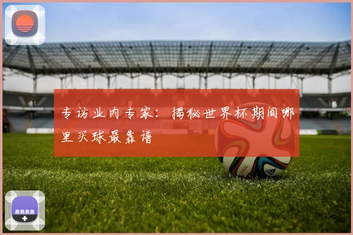 专访业内专家:揭秘世界杯期间哪里买球最靠谱