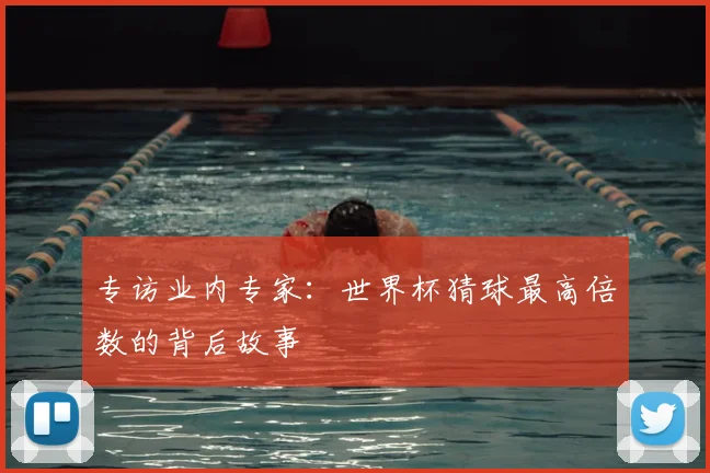 专访业内专家:世界杯猜球最高倍数的背后故事